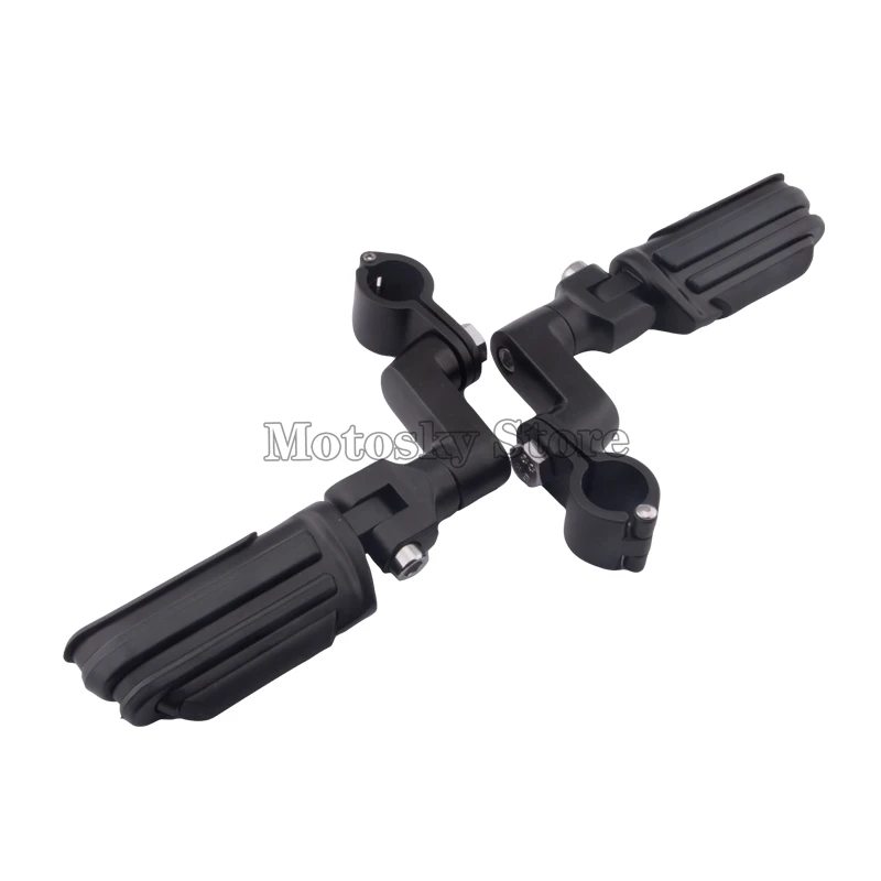 1-1/4&quot Universal Highway Clamp Engine Guards Footrest Pegs For Harley Touring Street Glide FLHR Road Honda Yamaha Kawasaki | Автомобили