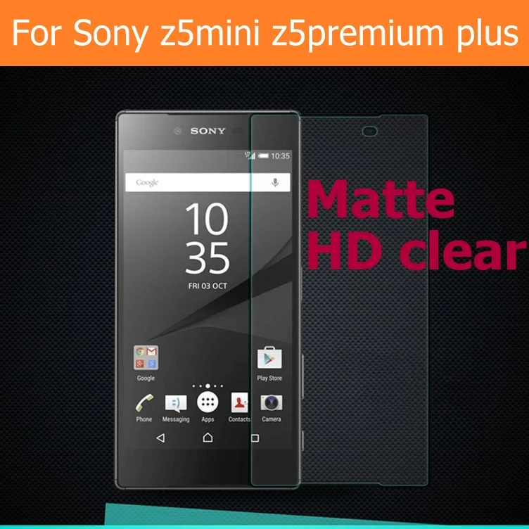 Антибликовая матовая и глянцевая пленка для Sony Xperia z5 mini компактная передняя HD