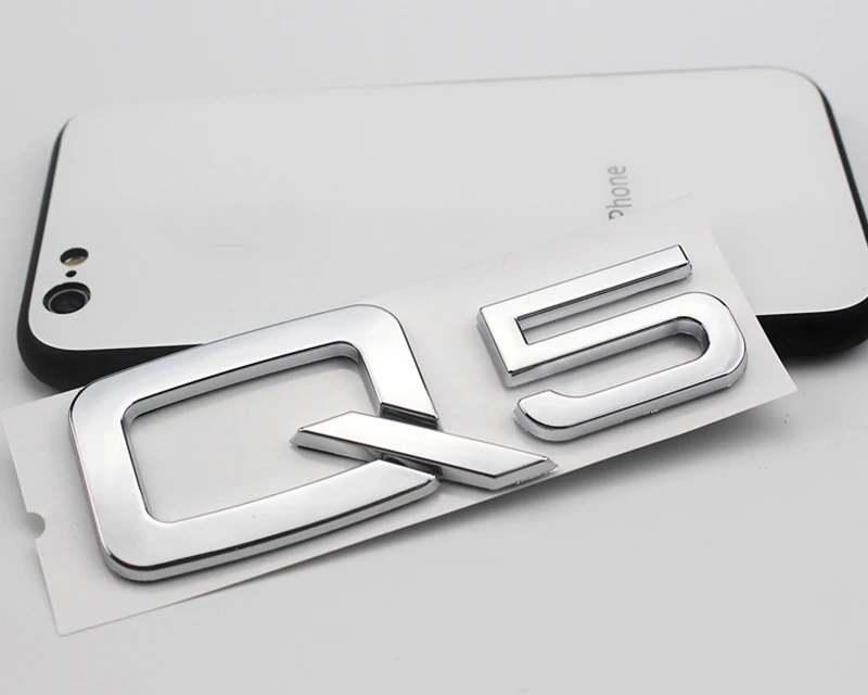 Q5 A3 A4L A5 A6L A7 A8 Q3 Q5 Q7 1,8 т 2,0 т 2,4 3,0 Т 3,2 3,6 4,2 для audi все стволом выполнении Ёмкость автомобиля эмблемы Стайлинг Стикеры - Цвет: Q5