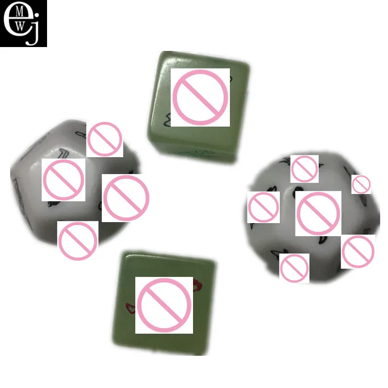 2 вида светящиеся горячие продажи эротический крэпс секс кости ночные огни