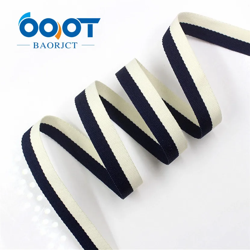 I-181103-115 OOOT BAORJCT I-181103-114, 16 мм, 10 ярдов, двухсторонняя Двусторонняя полосатая лента, ручная работа, бант, головной убор, подарочная упаковка - Цвет: I-181103-115