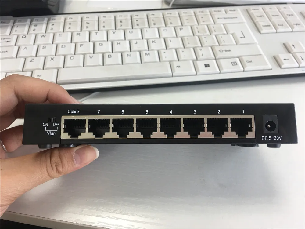 KuWFi 8 портов сеть Swithch 10/100/1000 гигабит Ethernet сетевой коммутатор Lan концентратор