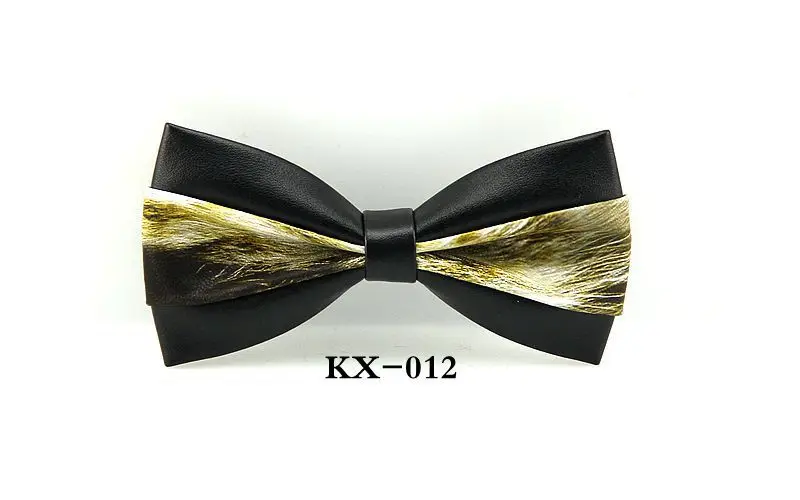 Bow Tie Элегантный мужской галстук-бабочка из искусственной кожи в цветочек, клетку, полоску, леопарда, Пейсли, на шею, повседневный мужской деловой галстук-бабочка, для свадьбы, вечеринки, ручной работы, подарок - Цвет: Bow Tie