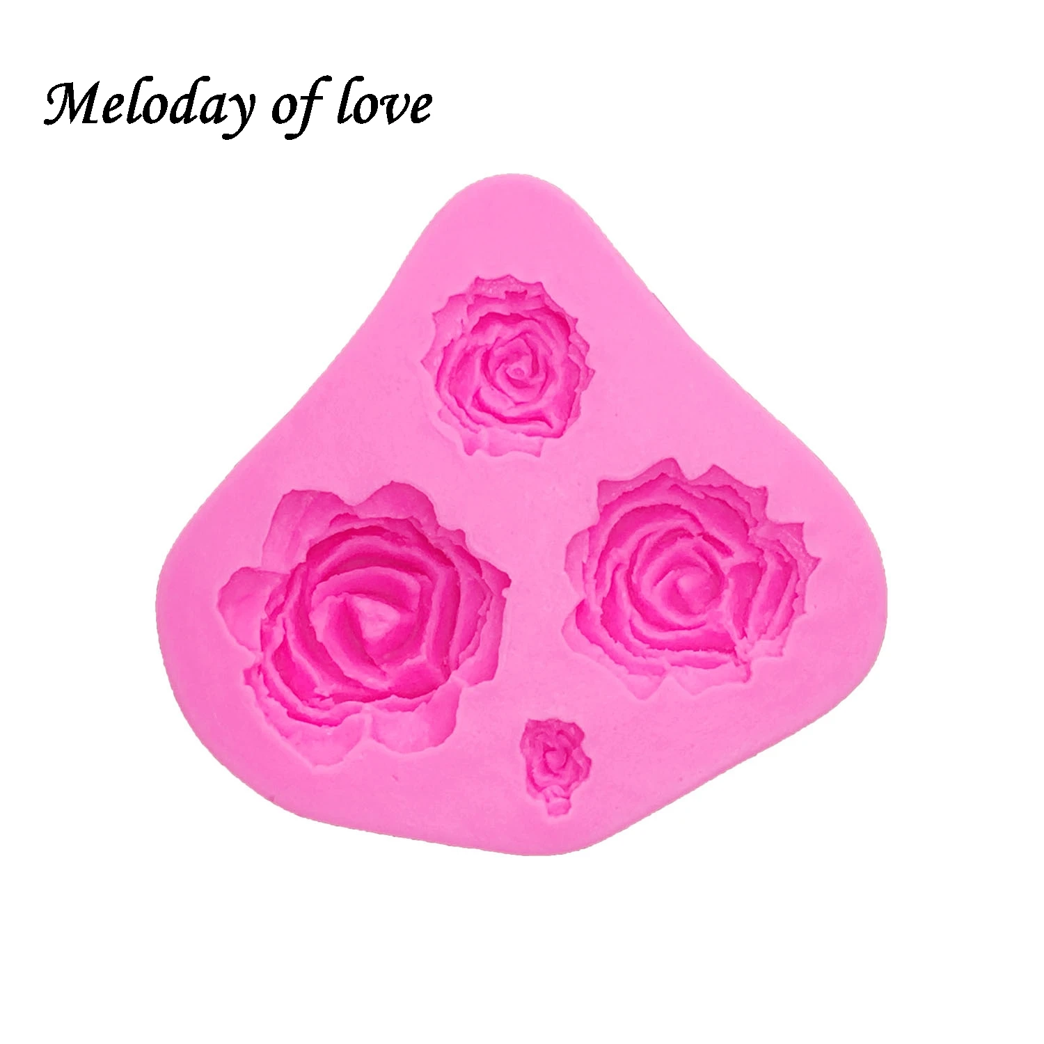 3D розы цветы шоколадные Свадебные инструменты для украшения торта DIY выпечка