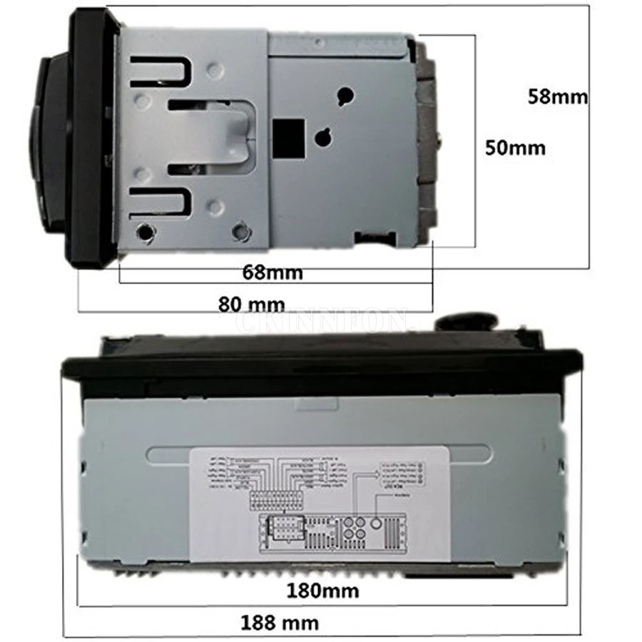 10 шт./лот JSD-520 Bluetooth V2.0 автомобильный Радио стерео аудио MP3 плеер 12 В In-dash 1 Din FM