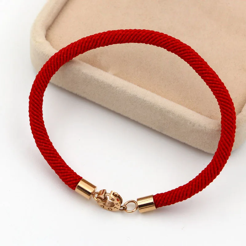 Женские браслеты со звездами Martick простые цвета розового золота с Красной