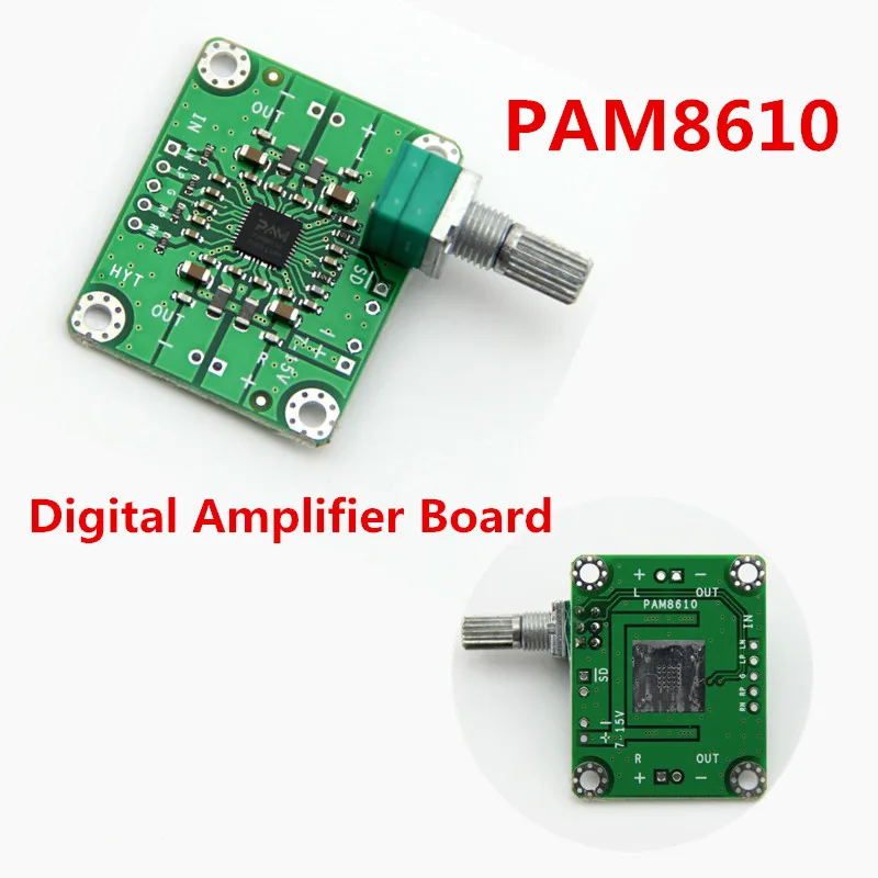 1 шт. PAM8610 цифровой Усилители домашние Board 2x15 Вт два канала стерео усилитель