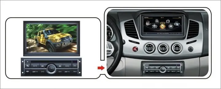 Для Mitsubishi Montero Sport 2008~ 2013-автомобильная gps-навигация, dvd-плеер Радио Стерео ТВ BT iPod мультимедийная система