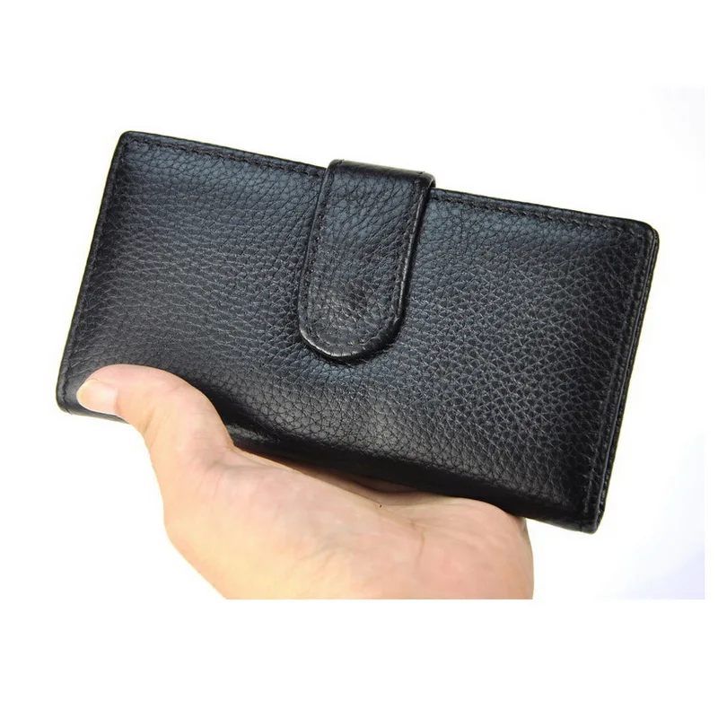 Женский двойной кошелек для кредитных или скидочных карт Натуральная кожа Мода Сумка Повседневность милый