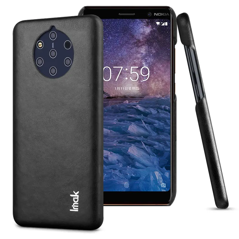 IMAK Ruiyi серия Роскошная кожа из искусственной кожи чехол для Nokia 9 PureView Жесткий PC
