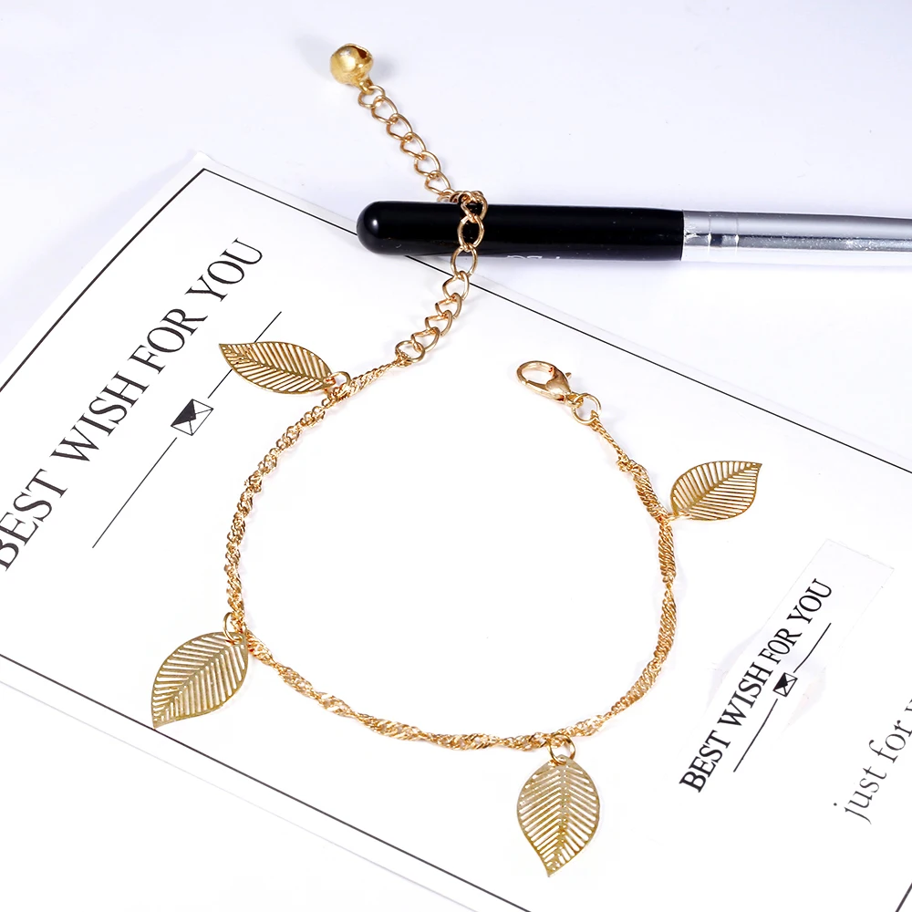 Женский Открытый ножной браслет SOHOT в стиле бохо из золотистого сплава аксессуар