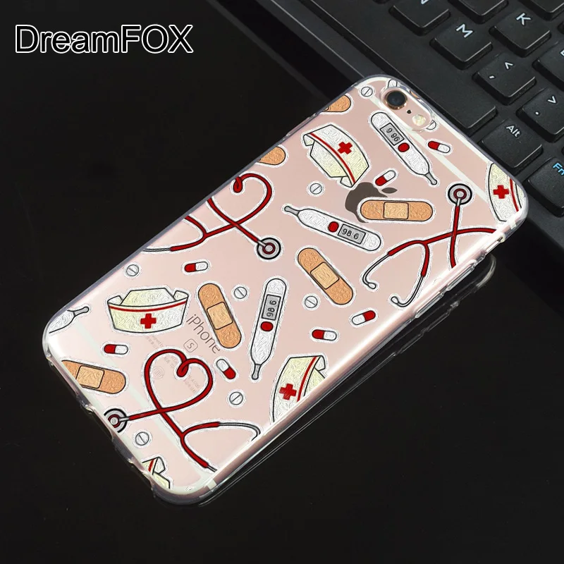 DREAMFOX M271 медицинская медицина Мягкий ТПУ силиконовый чехол для Apple iPhone 11 Pro X XR XS Max 8