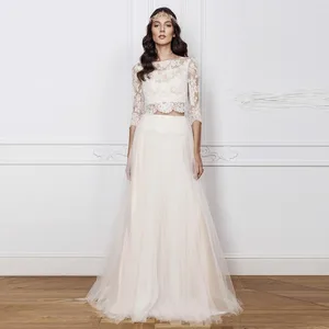 Юбка-макси Женская, из тюля и кружева, белая, на заказ