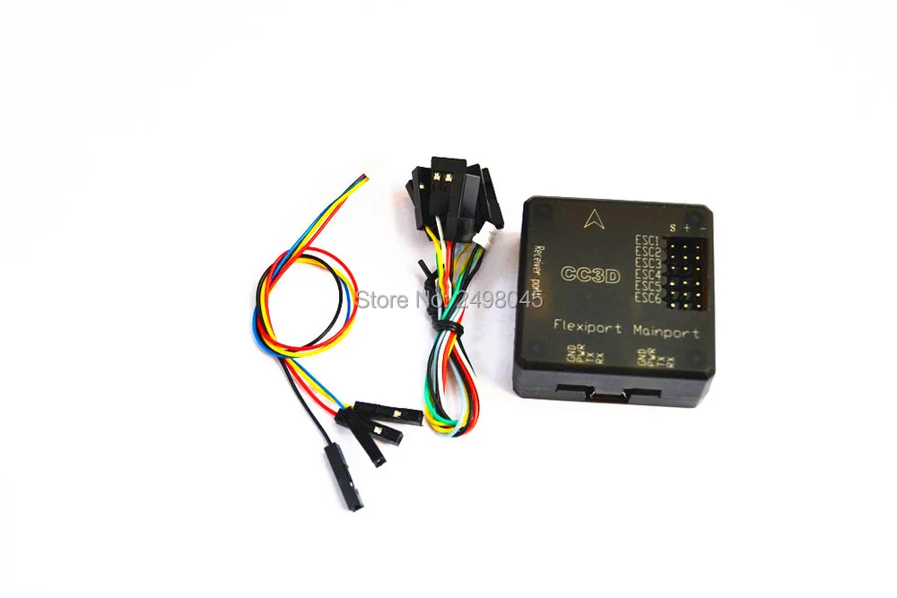 CC3D Openpilot Контроллер полета с открытым исходным кодом 32 битный процессор в черном