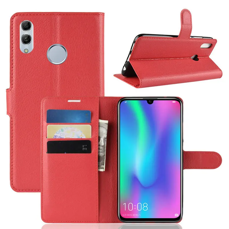 Для Huawei Honor 10 Lite HRY LX2 Чехол бумажник для телефона P Smart 2019 Plus + кожаный чехол