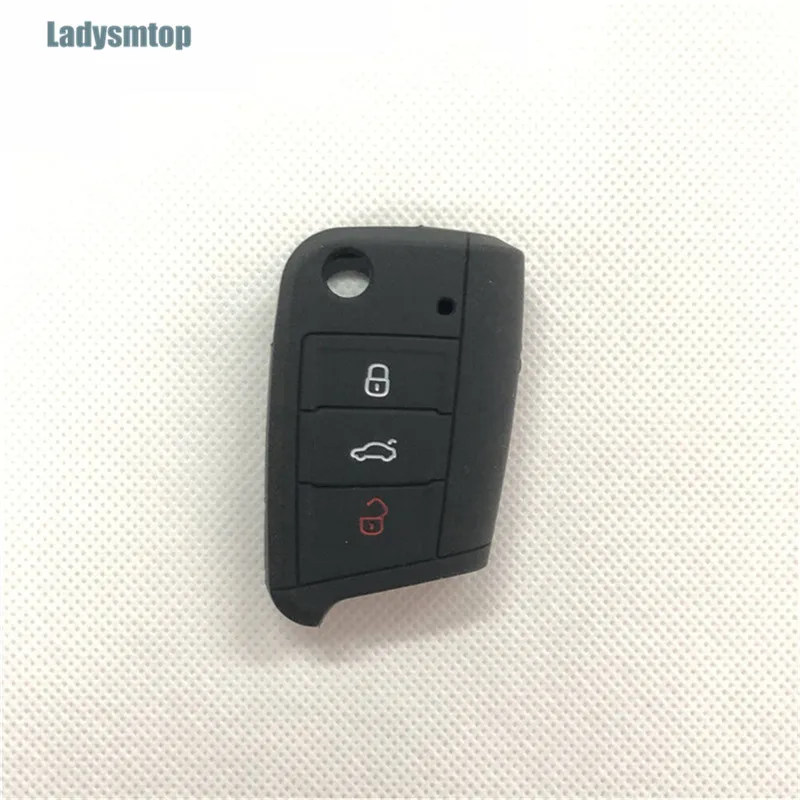 Силиконовый чехол для автомобильного ключа Skoda Octavia Superb Yeti Roomster Fabia Rapid KODIAQ/для Seat