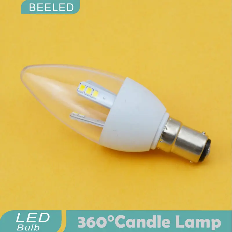 СВЕТОДИОДНЫЙ свеча светильник 3 Вт E14 220V 6 шт. светодиодный лампа домашний декор