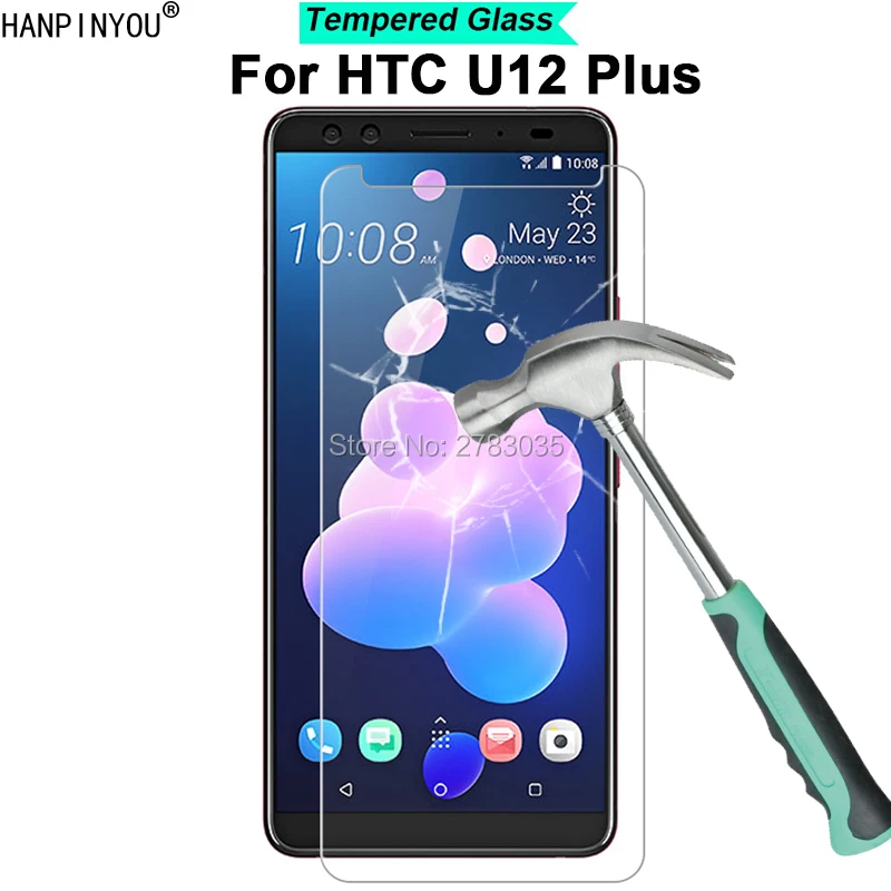 

Для HTC U12 Plus U12 + 6,0 "новая твердость 9H 2.5D ультра-тонкая закаленная Защитная стеклянная пленка для экрана Защита