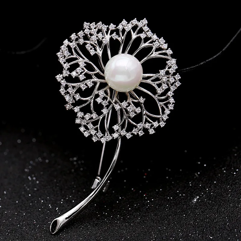 FXLRY Новое поступление модные идеи для женщин Белый ZC AAA кубический циркон жемчуг