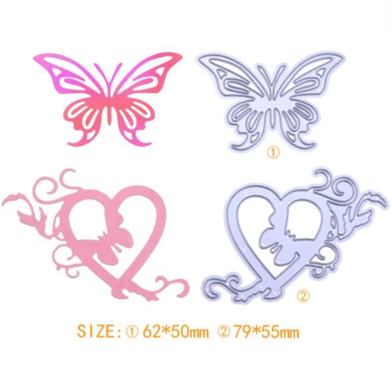 

SCD698 Butterfly Metal Cutting Dies For Scrapbooking Stencils DIY Album Cards Decoration Embossing Folder Die Cuts Molds New