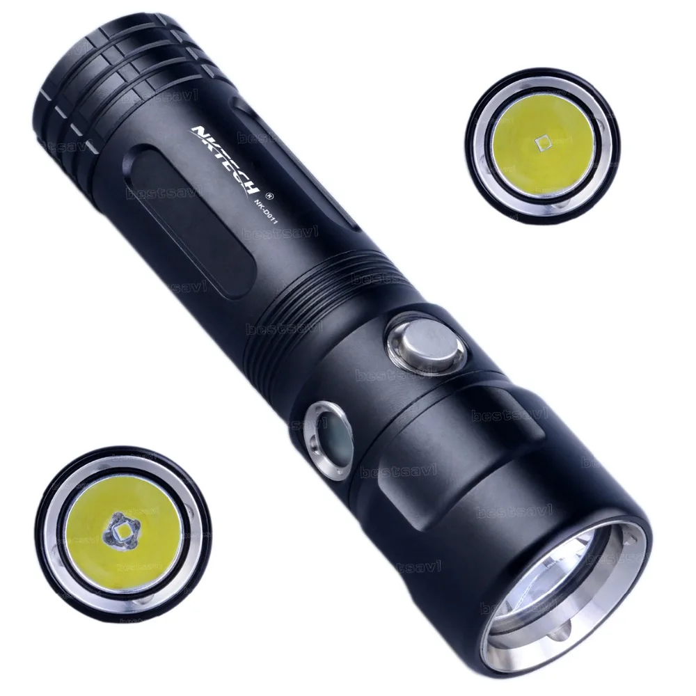 Новый профессиональный фонарик NK D011 Дайвинг Lanterna светодиодный лампы XP LV6 LED IP X8 50 м