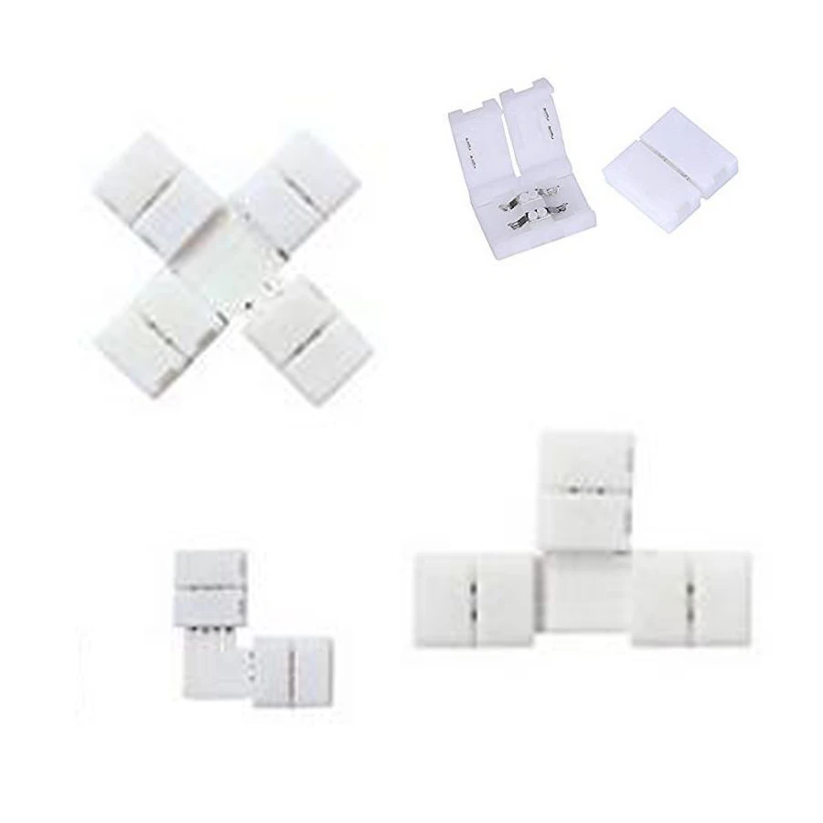 5pcs L X T Форма Splitter правый пайки оснастки вниз проводник Светодиодные ленты разъем