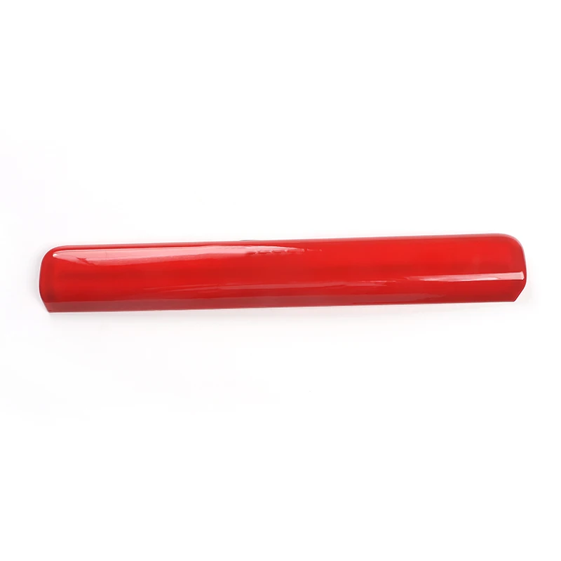 Red SHINEKA ABS бардачок крышка отделка Коробка для хранения декоративные наклейки интерьер для Suzuki Jimny 2007- автомобильные аксессуары - Название цвета: Red