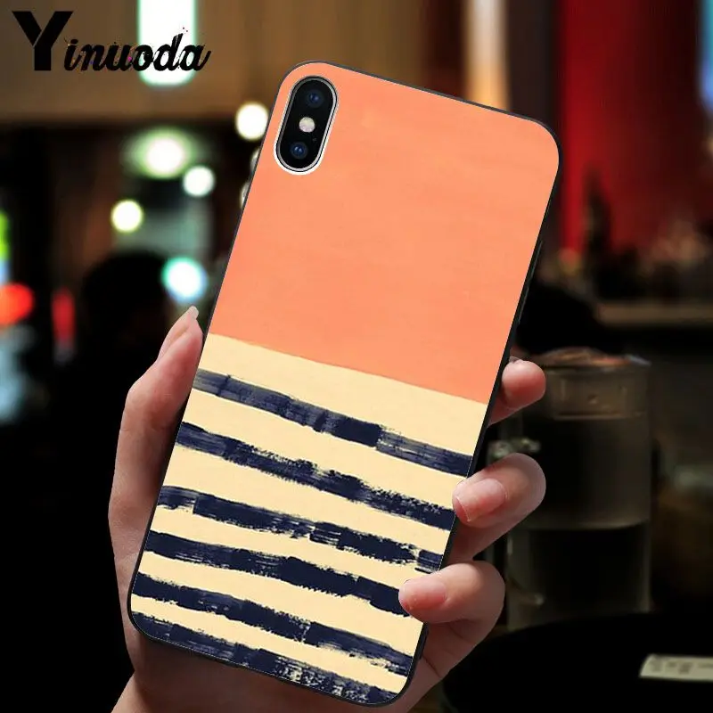 11pro MAX Простой Полосатый Мягкий силиконовый чехол для телефона из ТПУ iPhone 6S 6plus 7plus