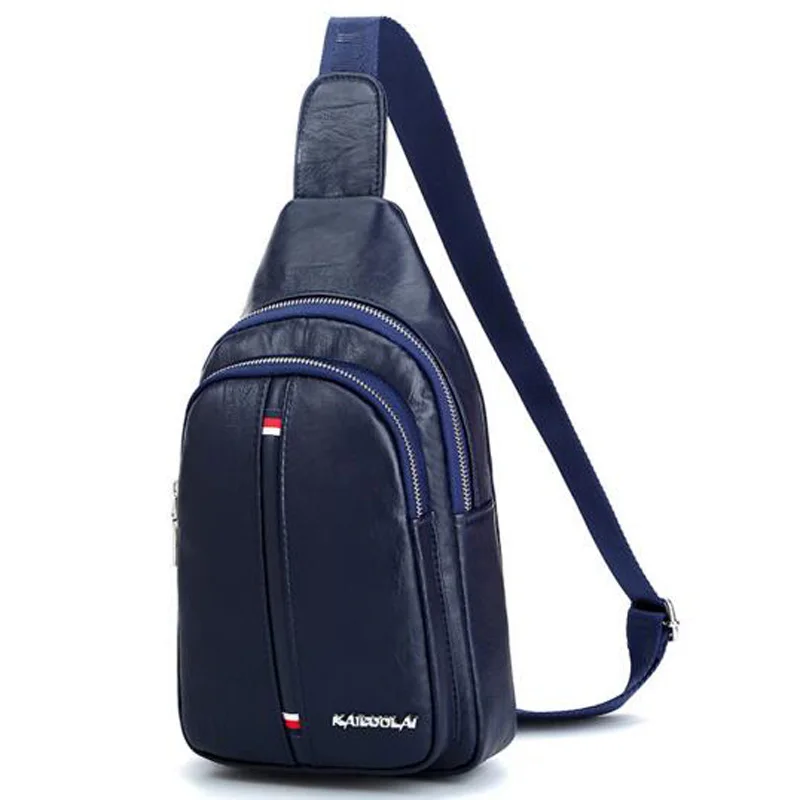 Мужские нагрудные Сумки из искусственной кожи Молодежная мужская сумка