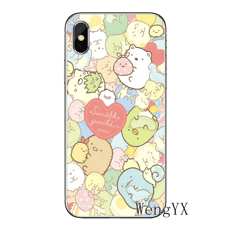 Япония kawaii милые Сумико гураши для samsung Galaxy S10 S9 S8 S7 S6 edge Plus Lite S5 S4 мини Примечание 9 8 5 4 ТПУ мягкий чехол для телефона - Цвет: sumikko-gurashi-A-13