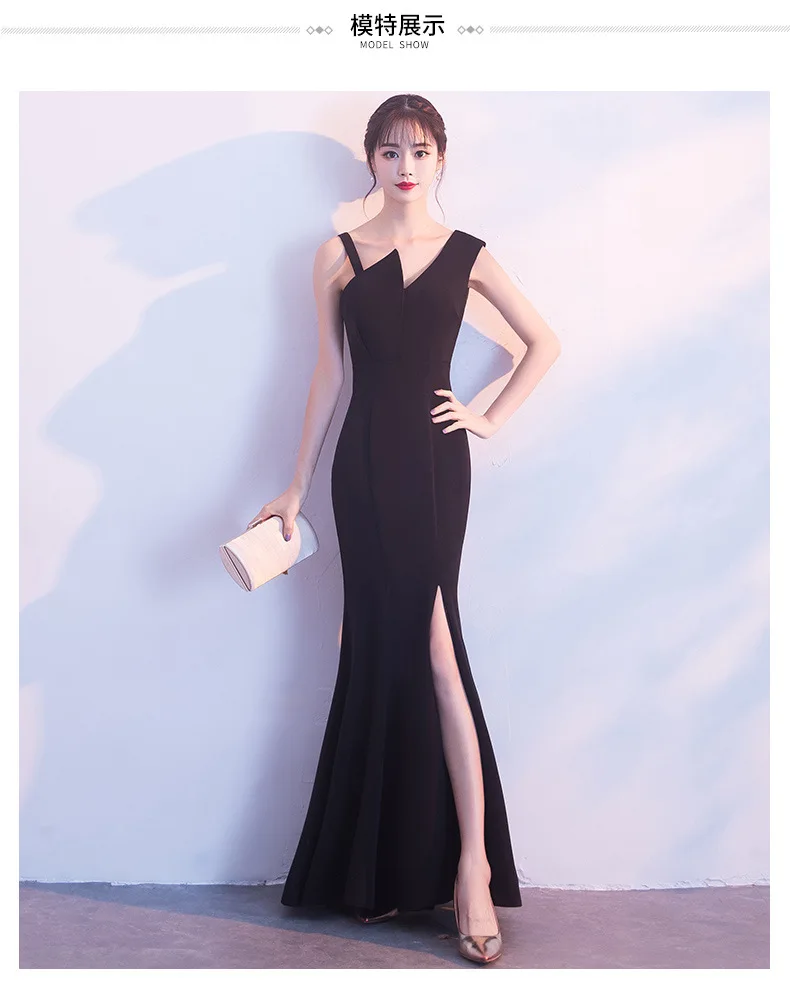 Новые женские платья элегантные сексуальные длинные рыбий хвост платье с