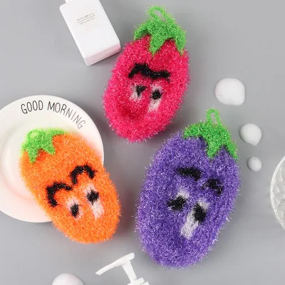 3 шт./лот корейская ткань для баклажана акриловое полотенце мытья волшебная