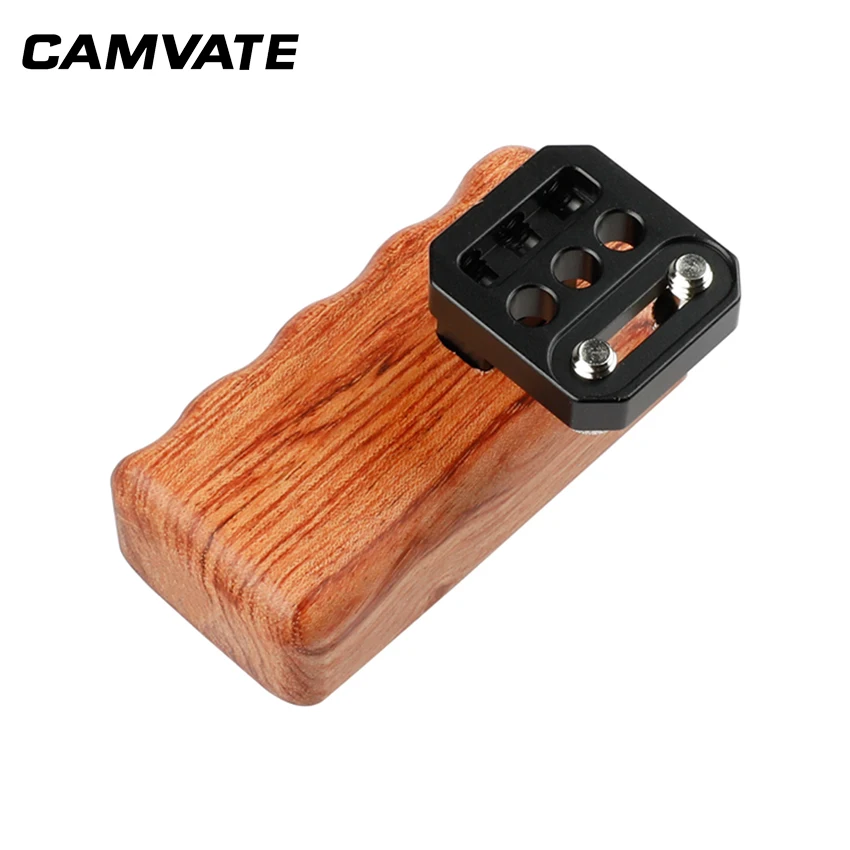 Рукоятка с деревянной ручкой CAMVATE (справа) 1/4 дюйма для Panasonic Серии GH C1649|Аксессуары
