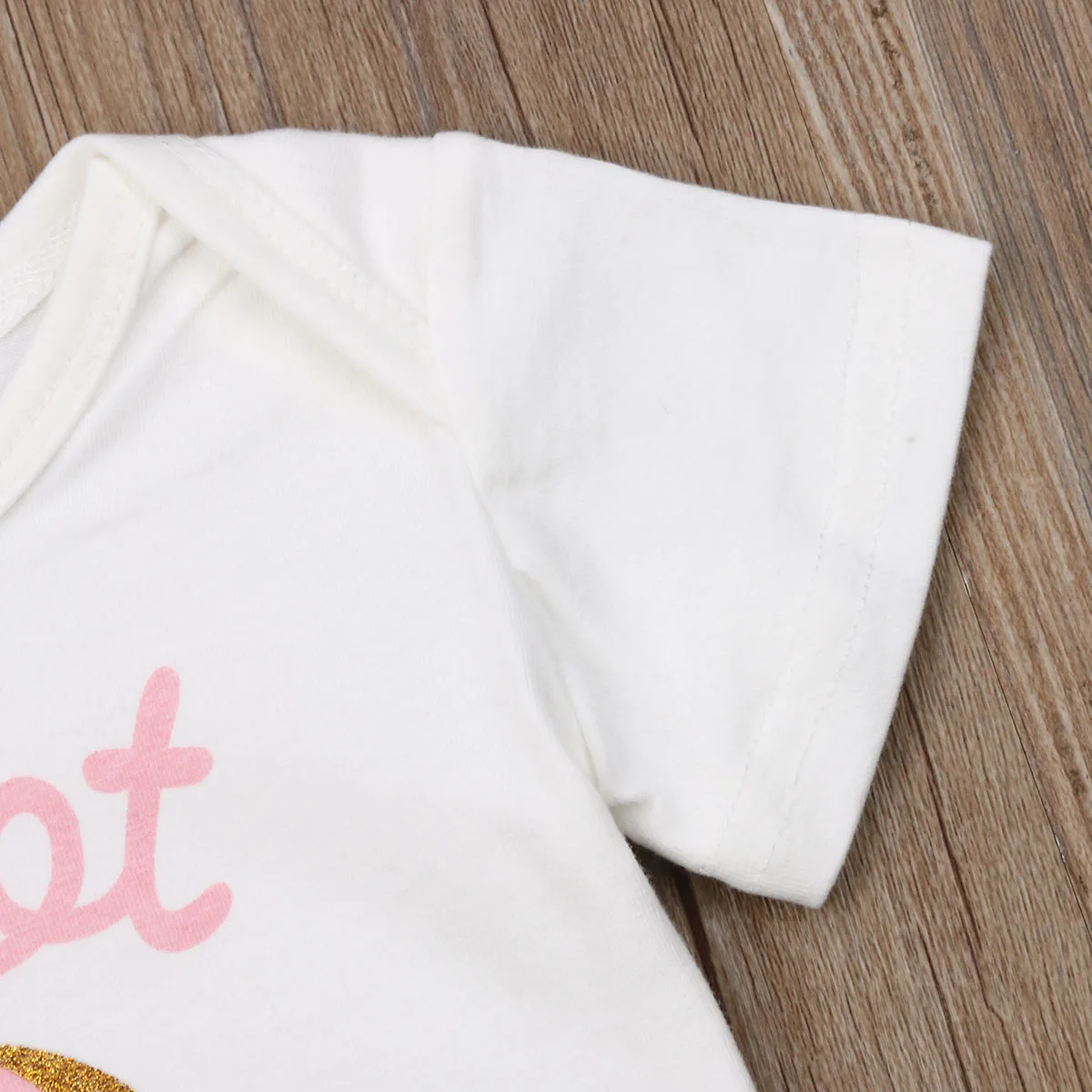 Комплект хлопковой одежды из 2 предметов для новорожденных девочек боди топ +