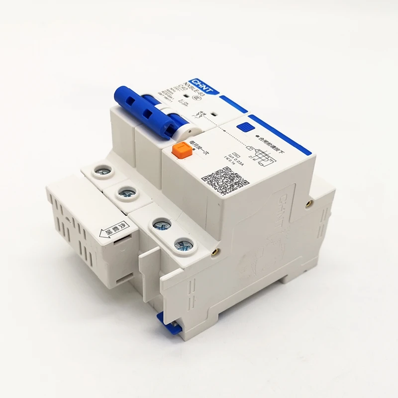 CHINT RCBO NXBLE-63 Американская классификация проводов 2р 30mA 6KA 32A 40A 50A 63A остаточный ток автоматический выключатель RCBO