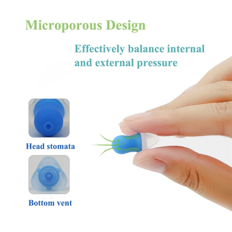 1 пара мягких силиконовых затычек для ушей защита многоразовые затычки