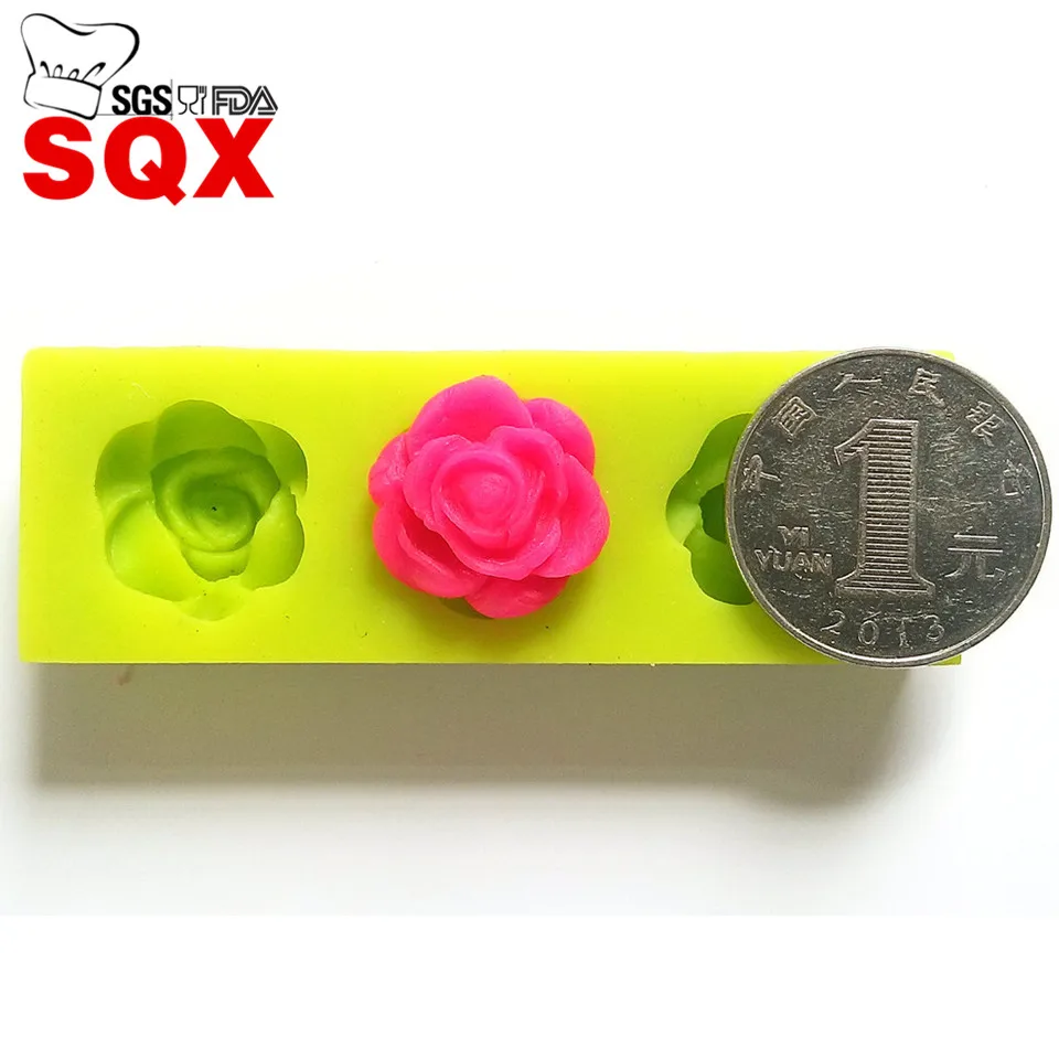 Акриловый полимерный цветок силиконовая форма формы для помадки украшение торта