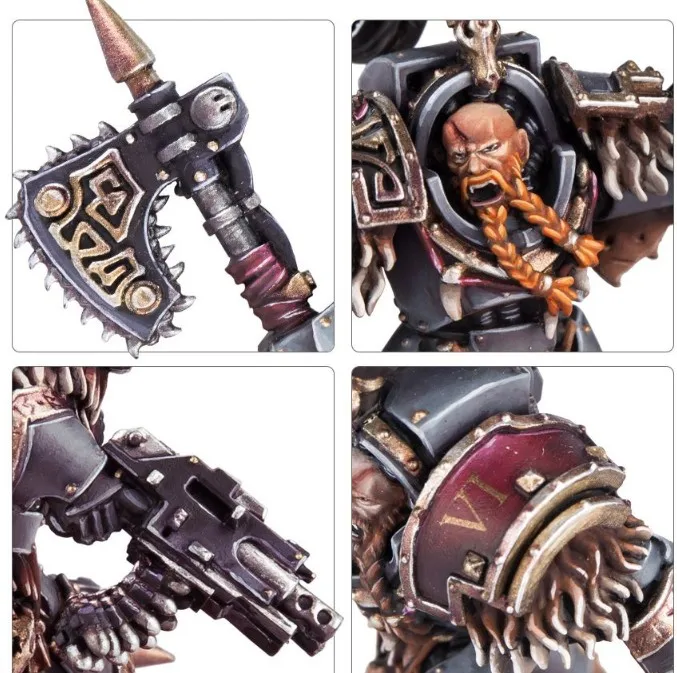Horus Heresy Space Wolves Legion Varagyr Терминаторы Бесплатная доставка (Angelina baby)| |