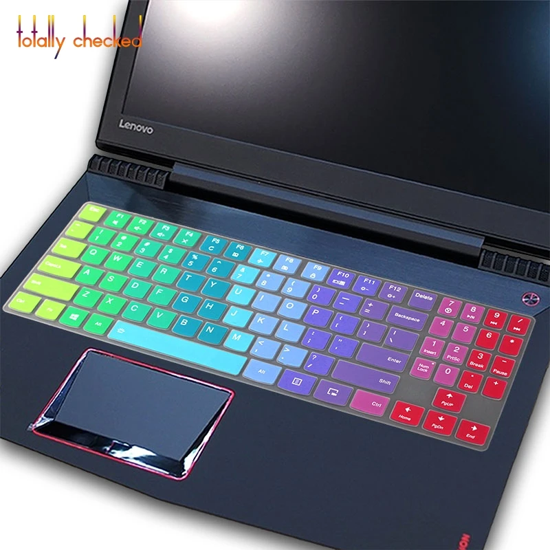 rainbow Для 15,6 дюймов lenovo Легион серии Y530 Y7000 Y7000P R720 Y520-15IKB Y520-IKBN Y720-15IKB Y 520 530 силиконовая клавиатура Cove кожи - Цвет: rainbow