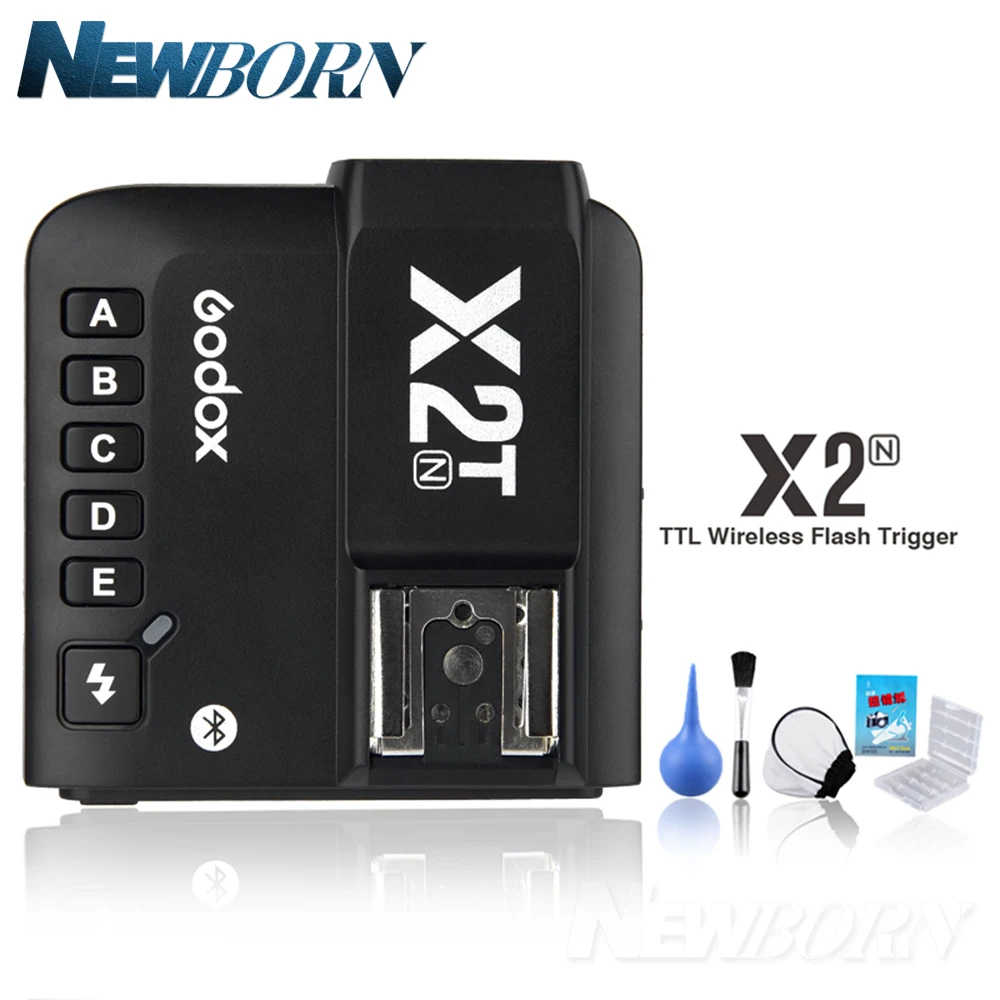 

Godox X2T-N TTL 1/8000s 2.4G Wireless Trigger Transmitter for Nikon DSLR Cameras and Godox Flash