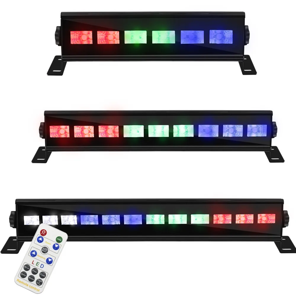 УФ RGB RGBW Led бар вечерние светильник s с дистанционным управлением DMX сценический светильник ing Эффект диско-свет для рождества домашние вечерние Описание светильник s