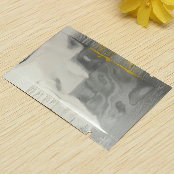 Горячая Распродажа 100 шт. 5х7 см Майларовый Пакет из серебристой алюминиевой