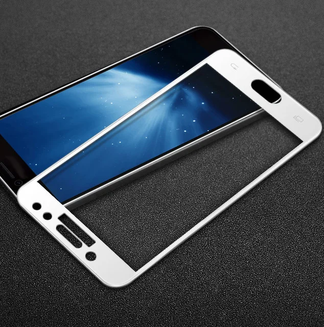 9H полное покрытие из закаленного стекла для samsung Galaxy J7 SM-J730F/DS Pro J730 J730F J730K J730FM J730GM Защитная пленка для экрана - Цвет: White