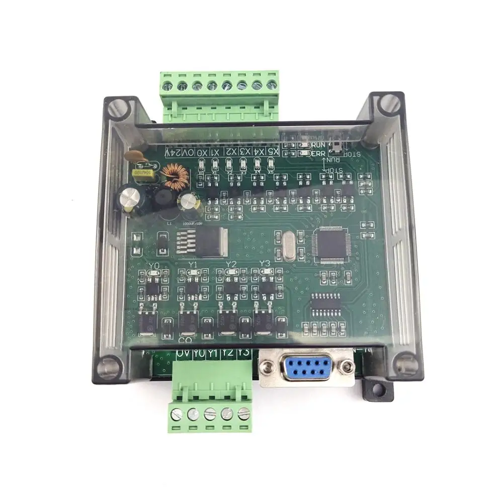 10MT transistor ПЛК промышленный пульт управления бытовой с FX1N-10MR FX1N-10MT программируемый модуль контроллера - Цвет: 10MT transistor