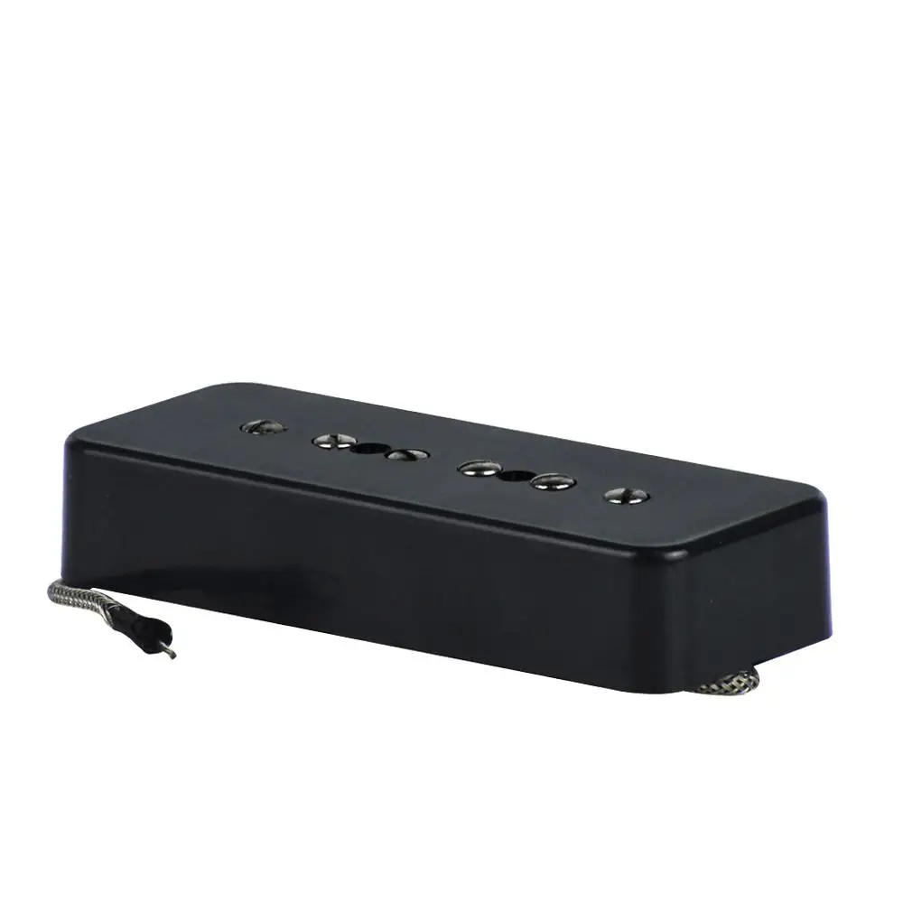 Электрогитара Flor Black Vintage Alnico V Soapbar P90 звукосниматель мостовой с металлической