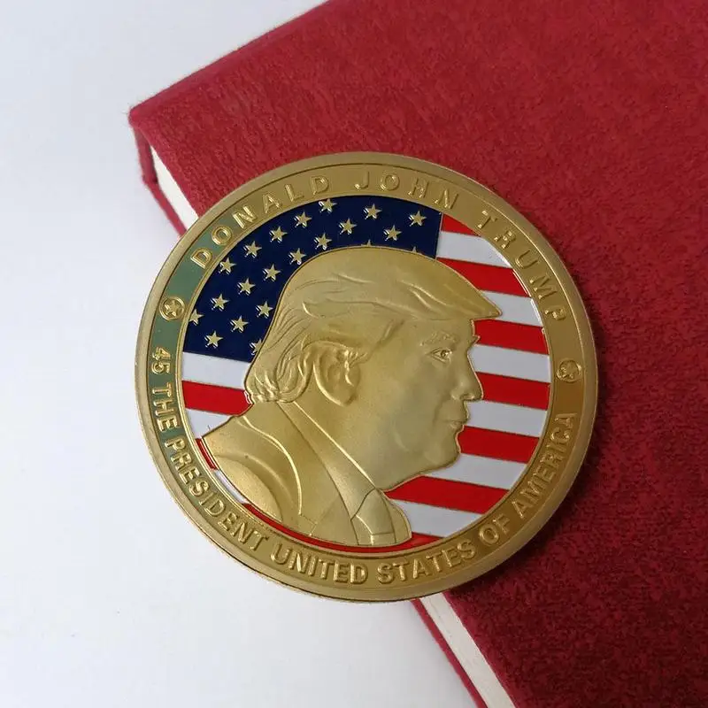 Вызов монеты президент США Дональд монета с изображением Трампа коллекция