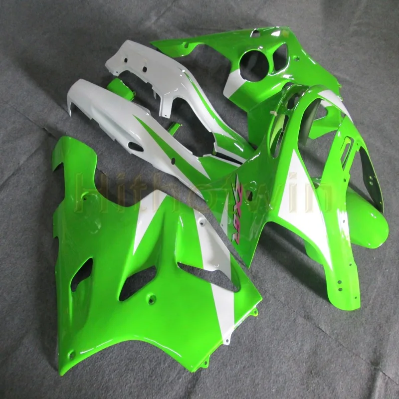 Customt мотоцикла обтекатель для KAWASAKI ZX6R 1994 1995 1996 1997 ZX 6R рамы и крепления/полные комплекты обтекателей+ винты+ серый боди ki - Цвет: F