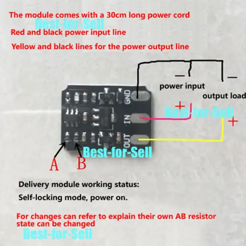 Сенсорный выключатель постоянного тока 3V-18V 12V 2A емкостный сенсорный экран