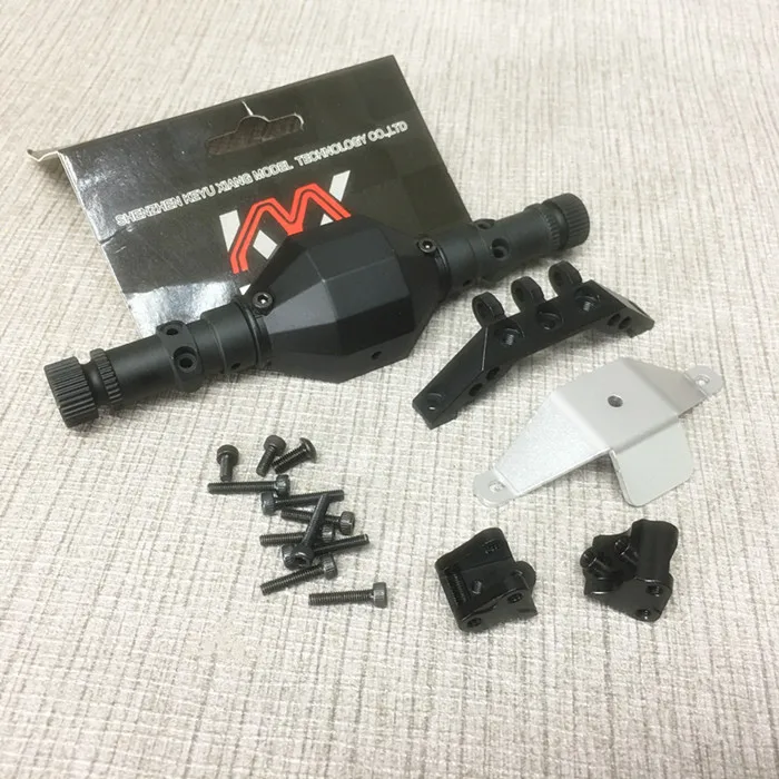 1Set Simulated Diamond Axle Housing Metal Front/Rear Cover Shell for Axial scx10-ll 90046 RC Car Upgrade Accessories | Игрушки и хобби