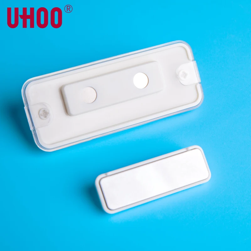 2 шт./лот UHOO 6311 ABS Магнитная именная табличка для рабочего удостоверения личности